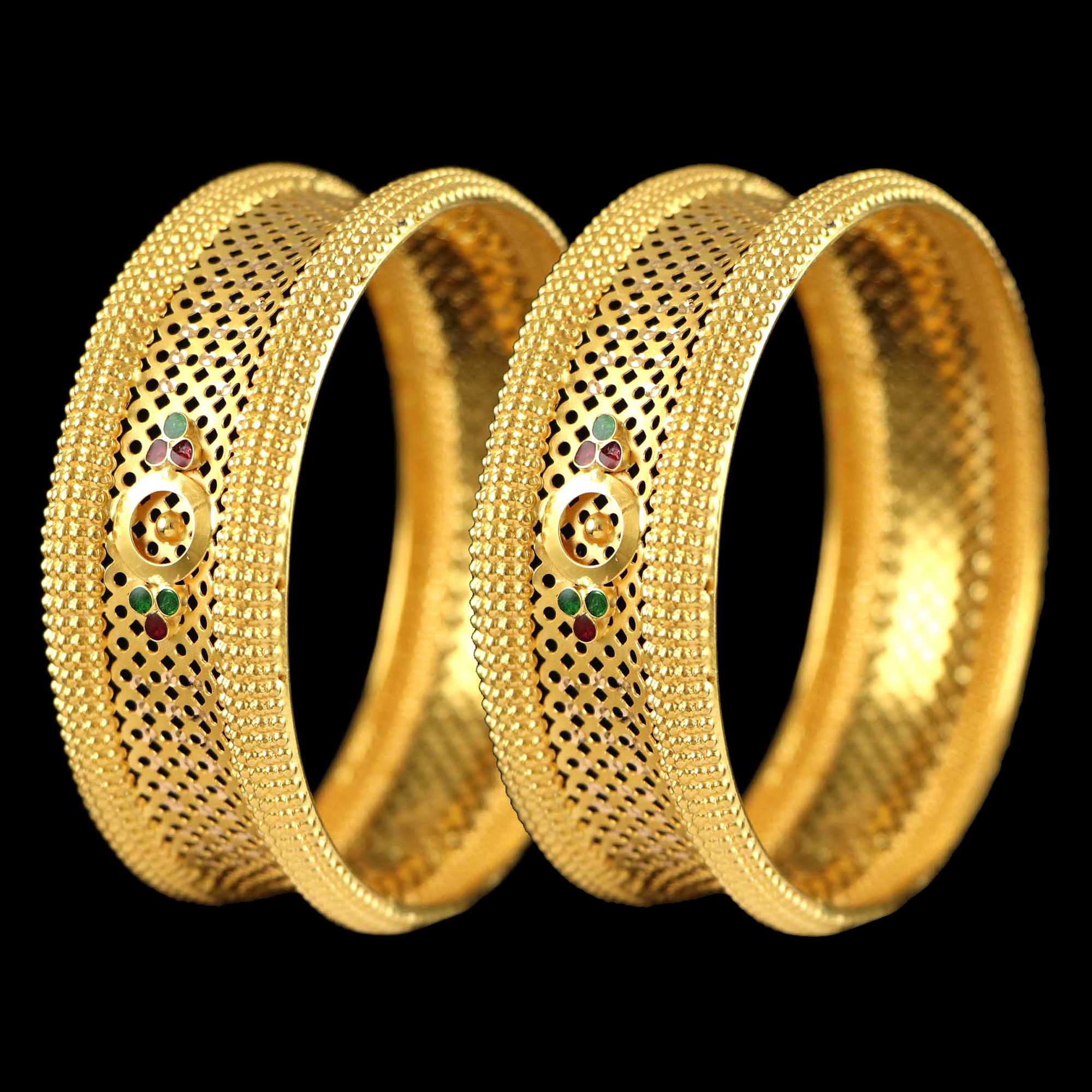 fancy gold bangles designs